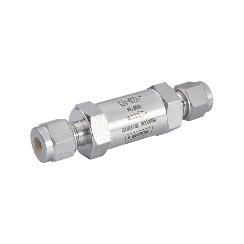 فیلترهای گاز مستقیم از فولاد ضد زنگ 316L